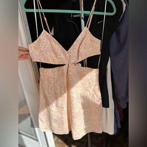 Zara floral dress, NWT, size large